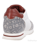Loro Piana My Wind Microfibre & Lizard Sneakers
