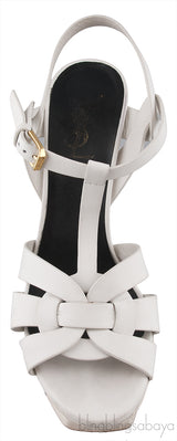 Tribute White Matte Heels