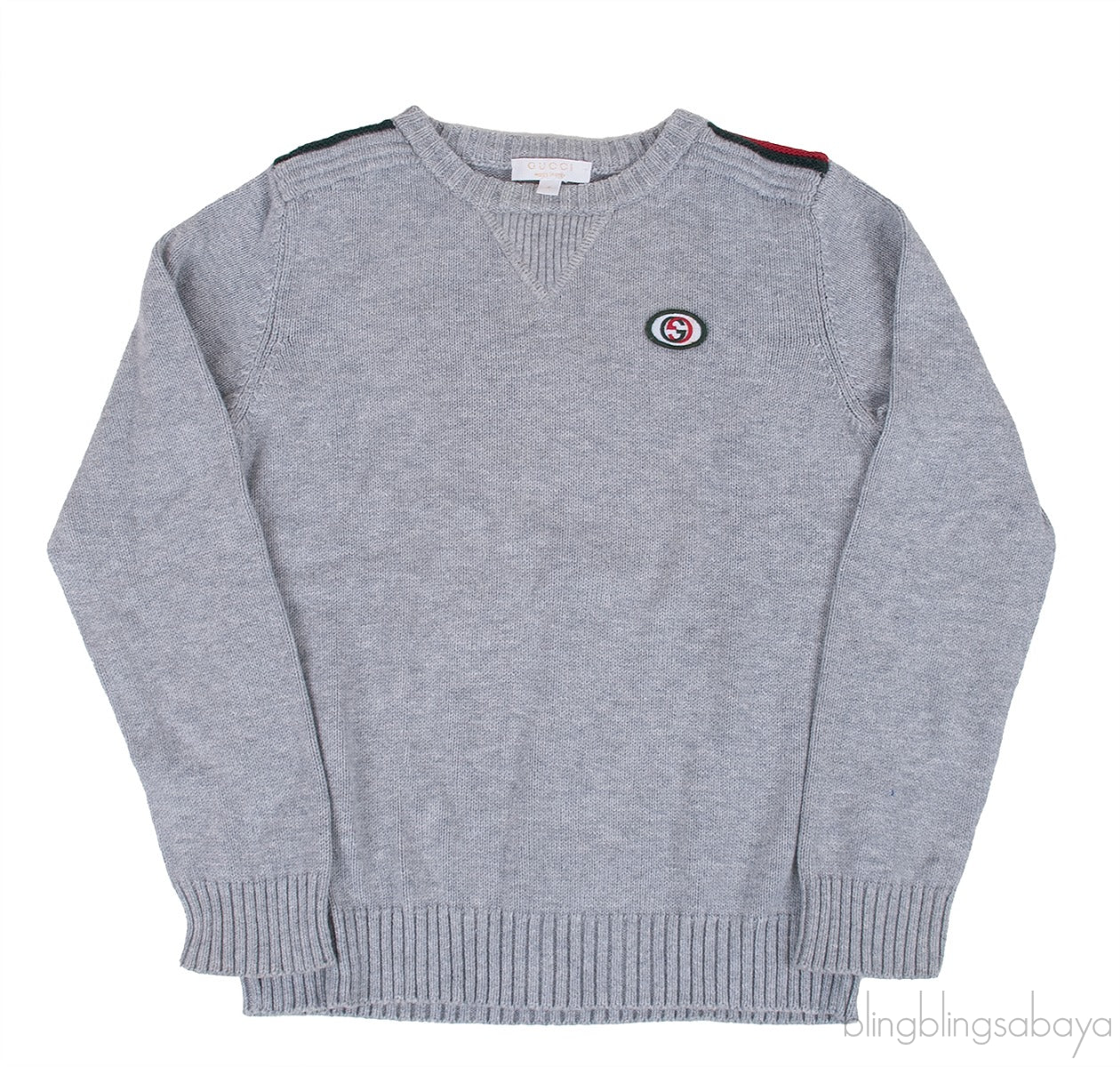Grey Cotton Kids Sweatshirt