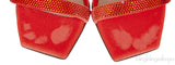 Orange Crystal Slingback Sandals