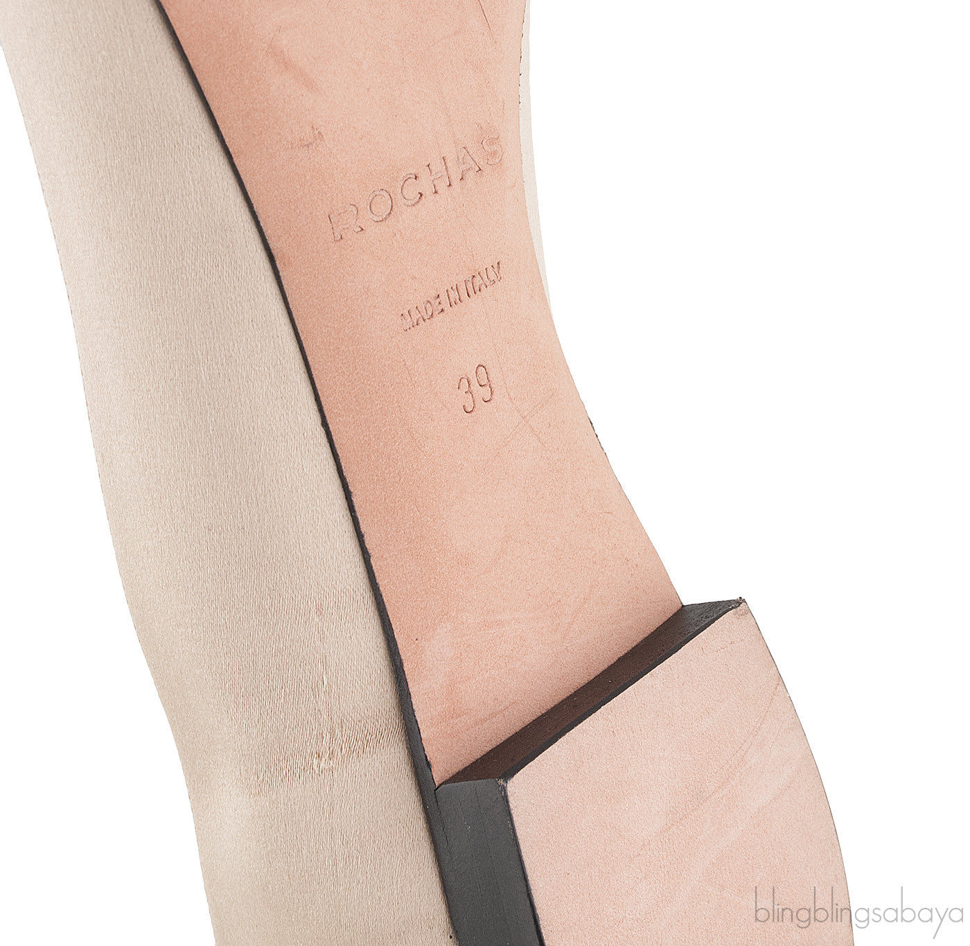 Nude Pointed Toe Bow Flat