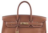 Birkin 35 Gold Taurillon Clem
