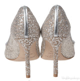 Jimmy Choo Romy 85 Glitter Pumps