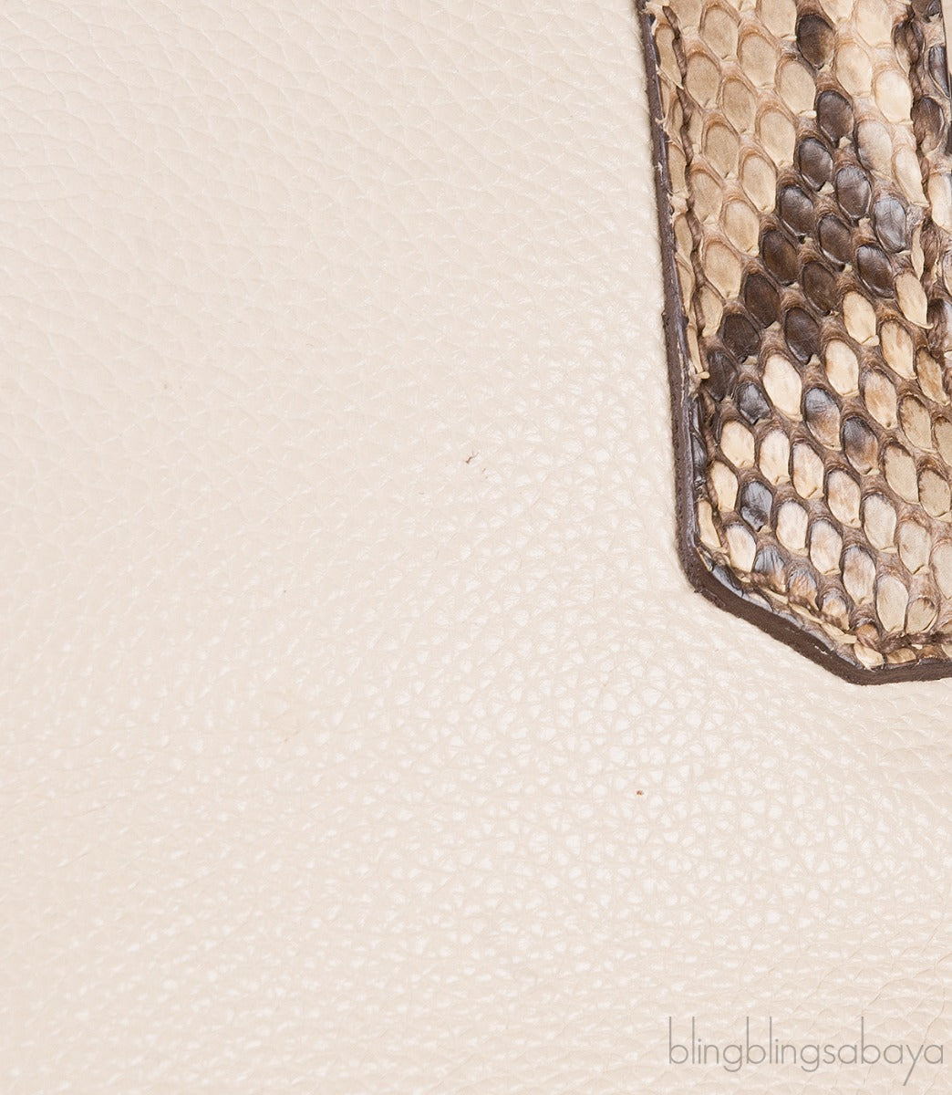 Python Trimmed Marcello De Cartier Bag