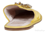Hotel Vivier Strass Velvet Slippers