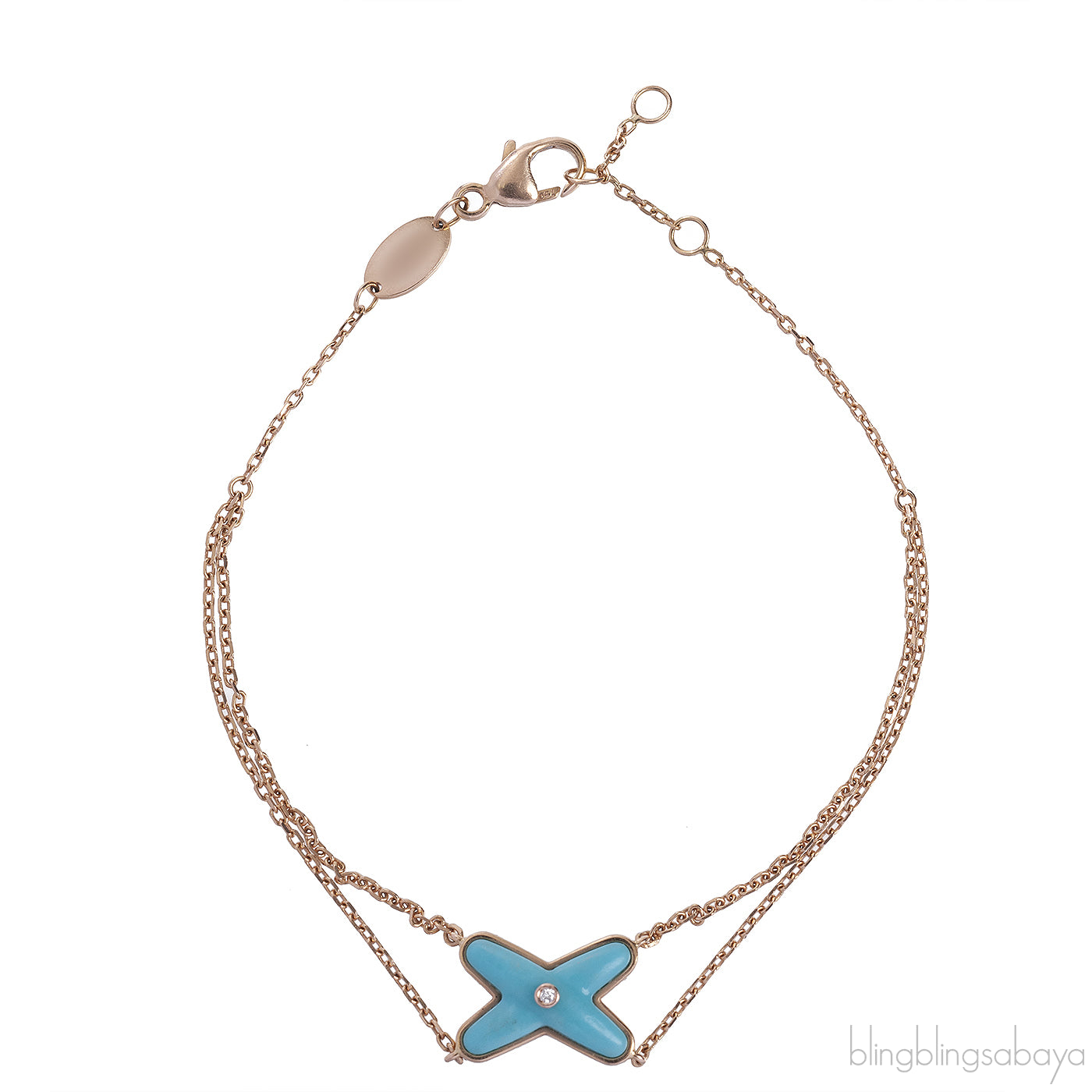 Jeux De Liens Turquoise Bracelet