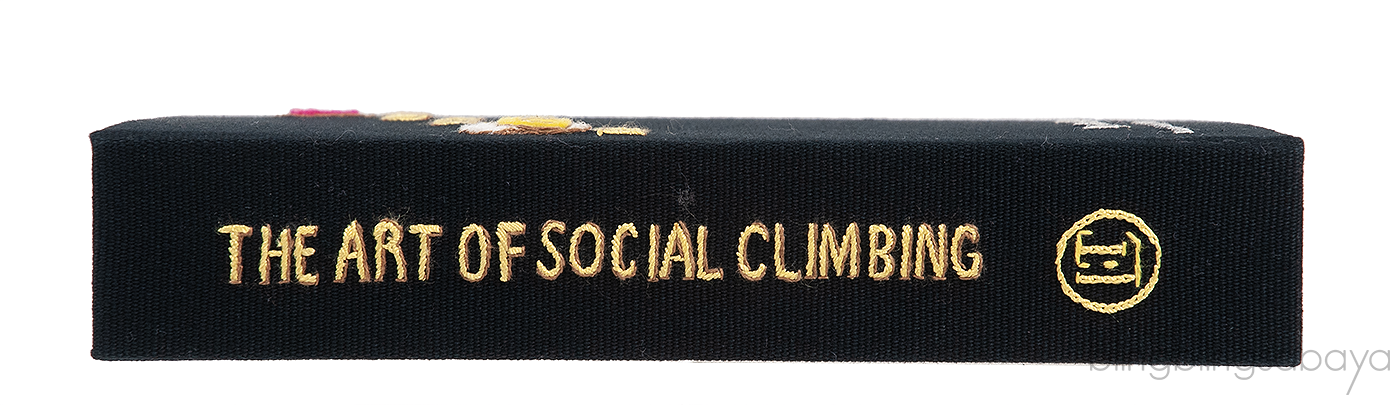 The Art of Social Climbing Book Clutch