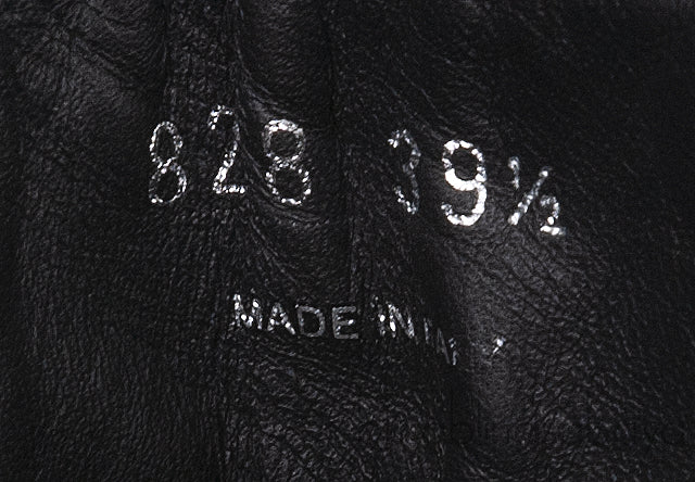 Black Monolith Leather Boots