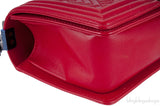 Medium Red Quilted Le Boy