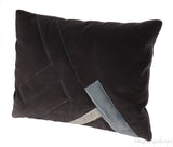 Fendi F Rectangular Grey Cushion