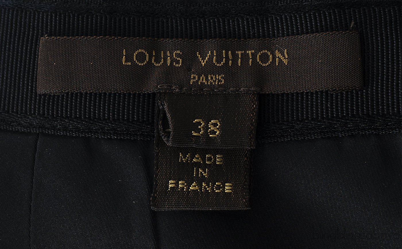 Louis Vuitton Grey Balloon Mini Skirt