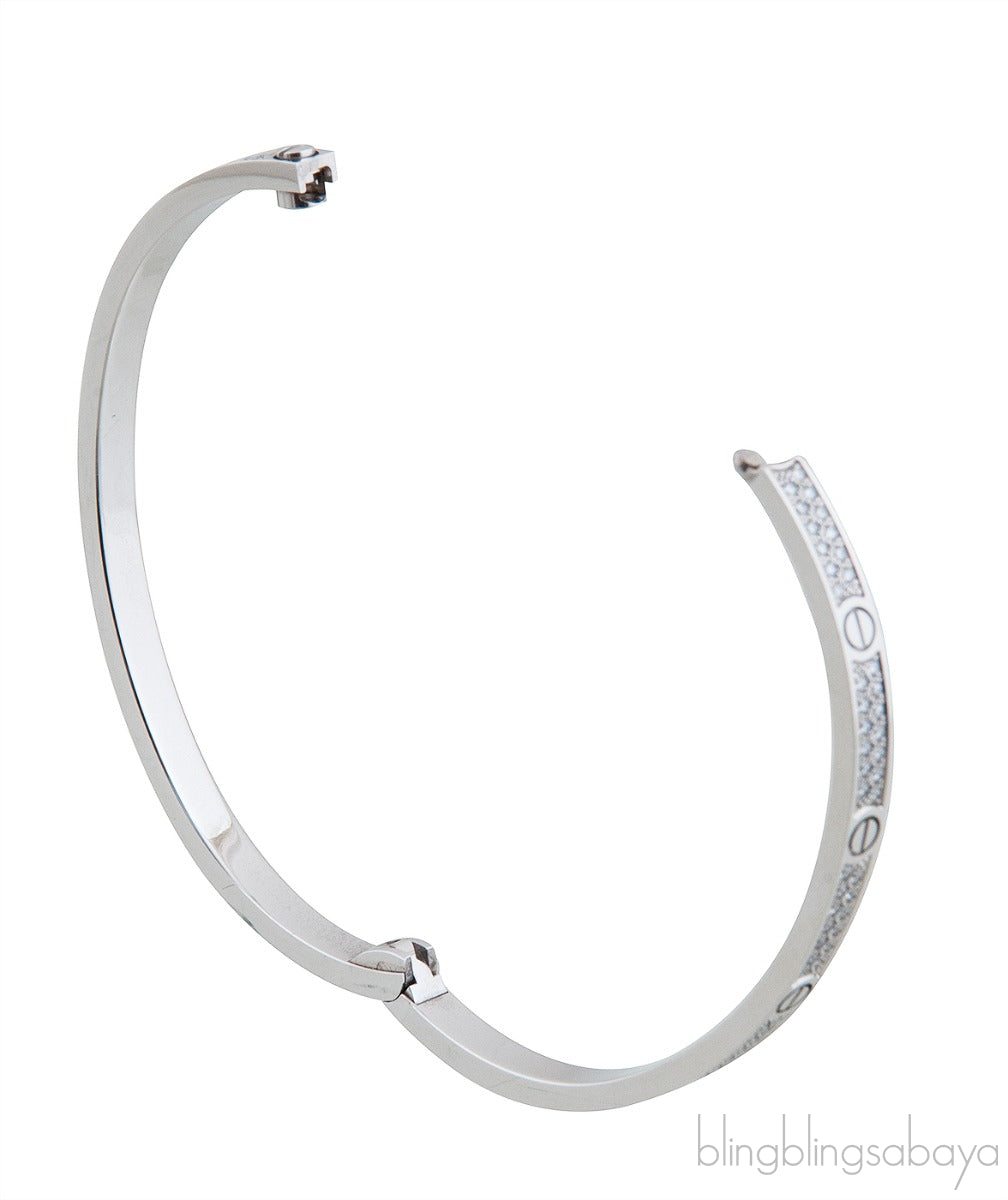 Love Pave Diamond Bracelet