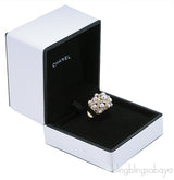 Pearl Diamond Matelasse Ring