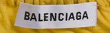 Logo-print Asymmetric Wrap Dress Yellow
