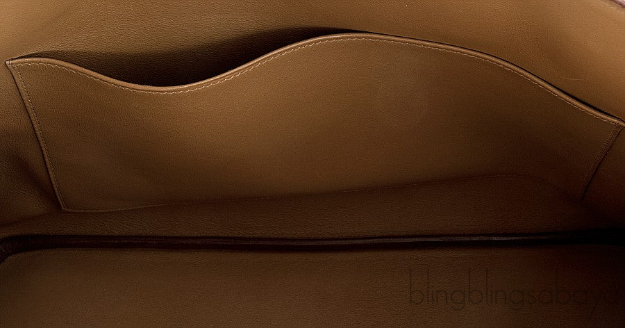 Birkin 35 Camel Swift GHW