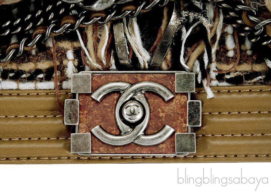 Le Boy Fringe & Chains Flap Bag