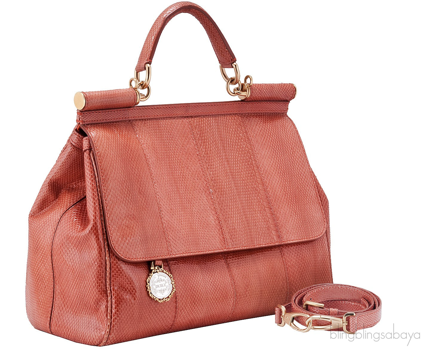 Snakeskin Miss Sicily Orange
