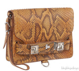 Proenza Schouler PS11 Python Amber Clutch Bag