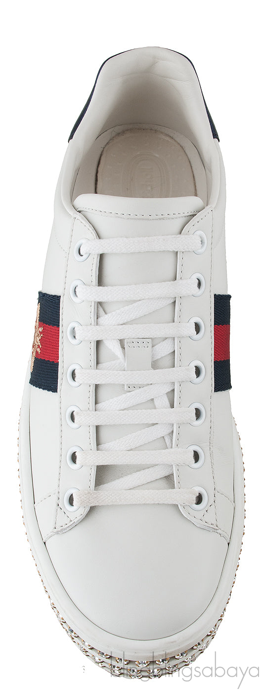 Ace Crystal Embellished Sneakers