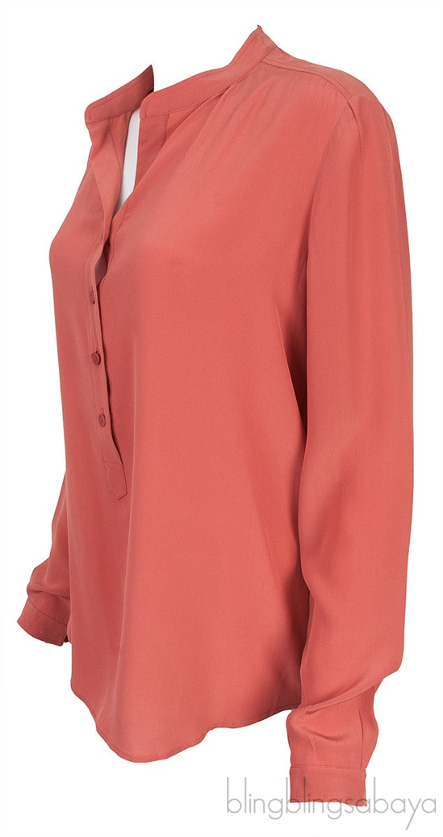 Rust Brown Long Sleeve Shirt