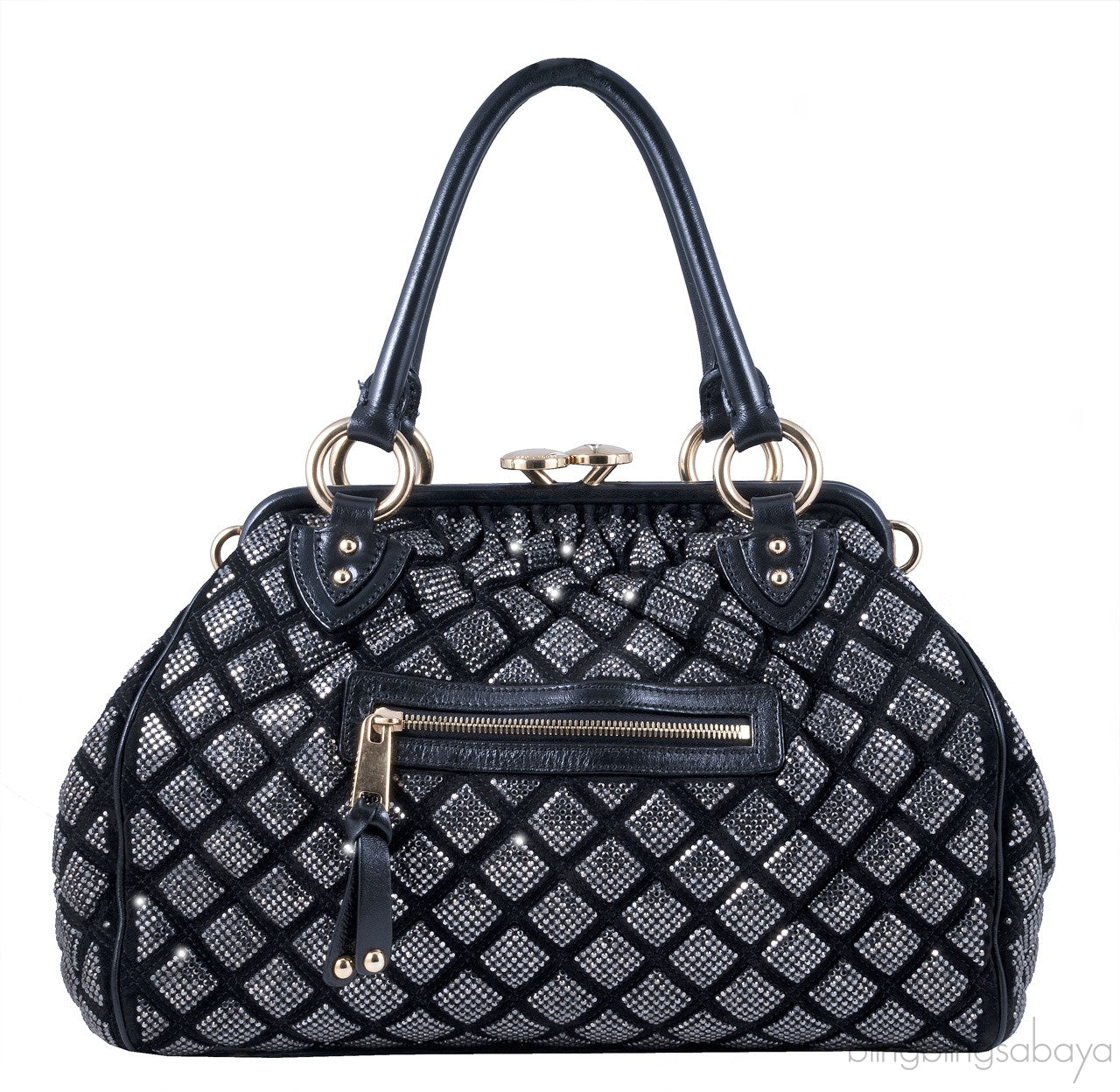 Crystal Quilted Stam Bag