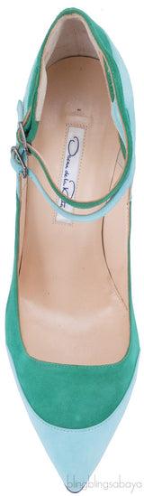 Two-tone Sisi Suede Pump