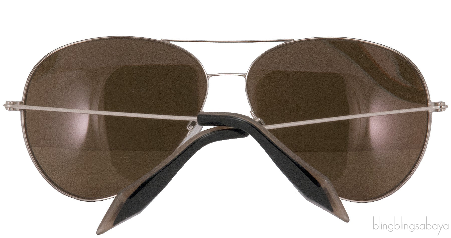 Gold Aviator Sunglasses