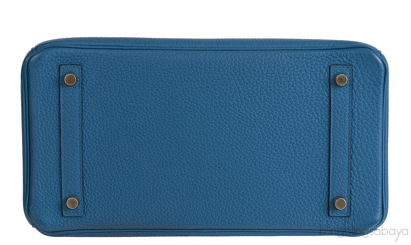 Hermes Birkin 30 Blue Cobalt Togo GHW