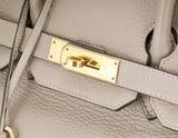 Birkin 35 Gris Tourterelle GHW