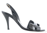 H night 90 Black Patent Heels