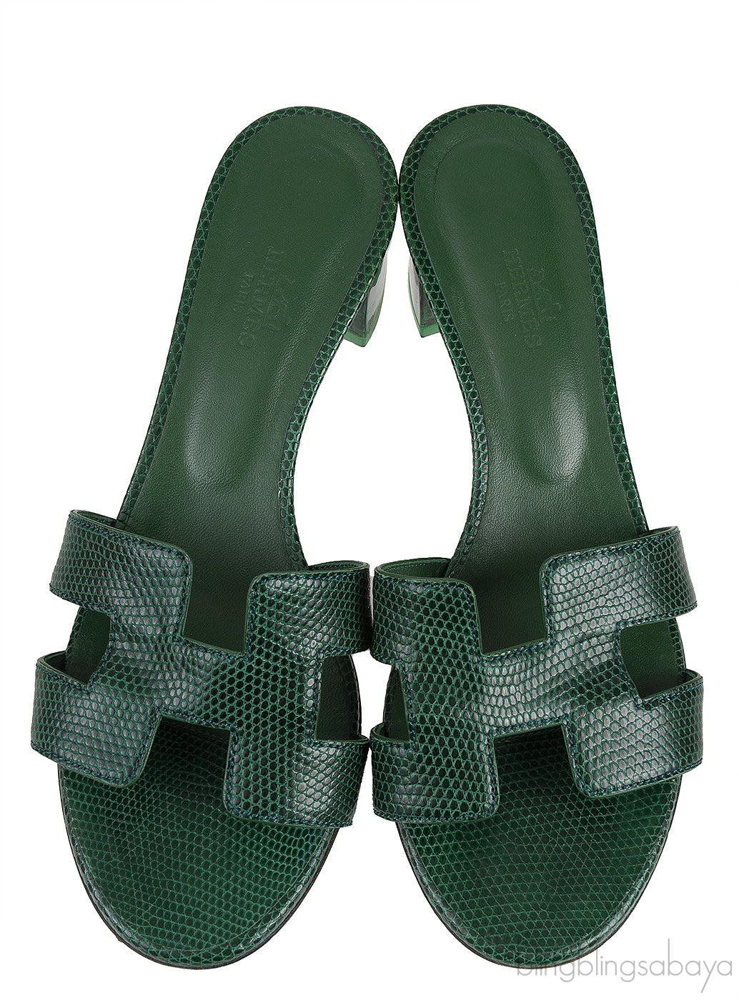 Oasis Vert Lizard Sandals