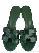 Oasis Vert Lizard Sandals