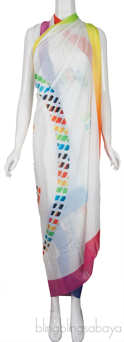 Multi-color CC Huge Shawl