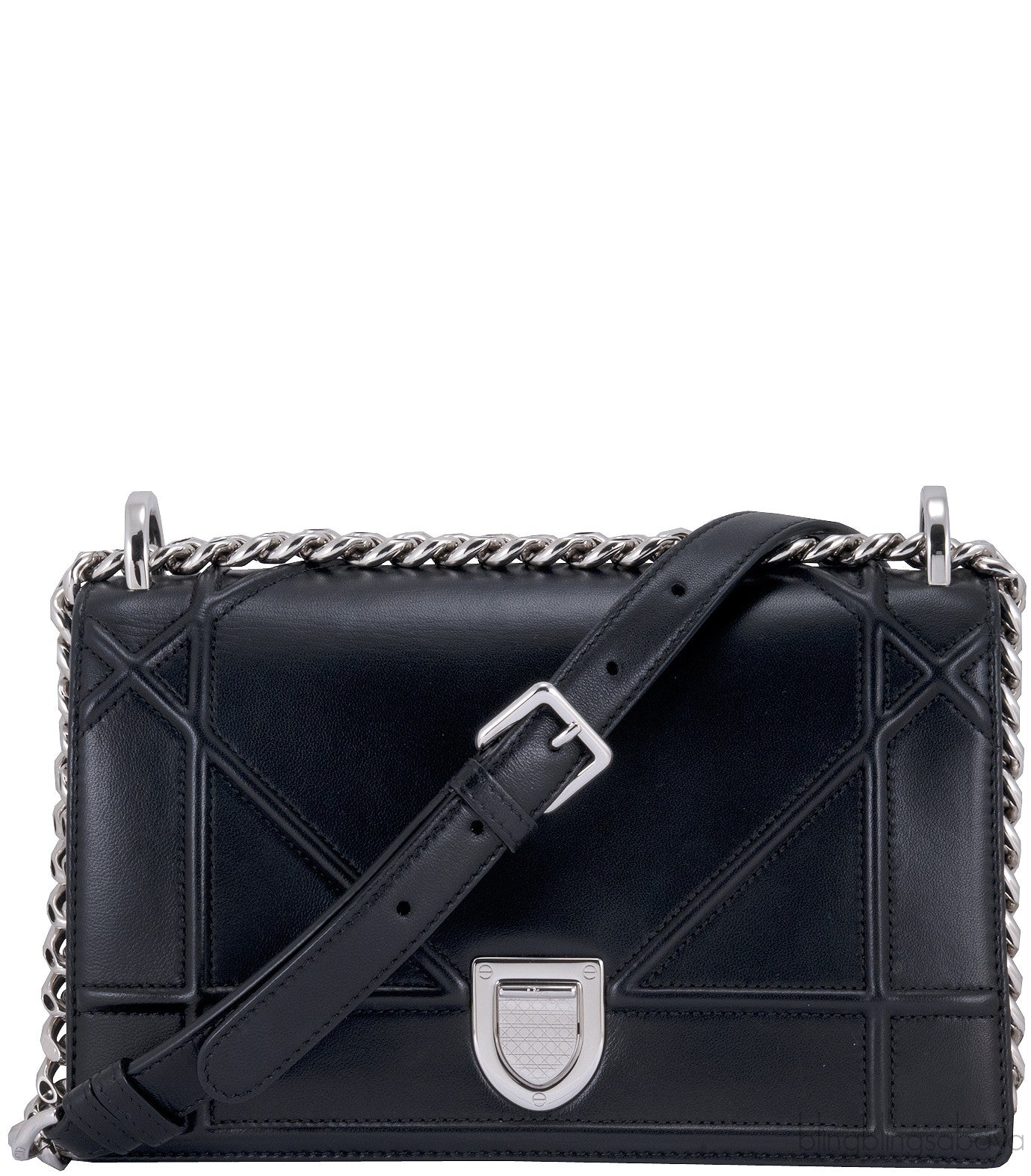 Diorama Black Small Flap Bag