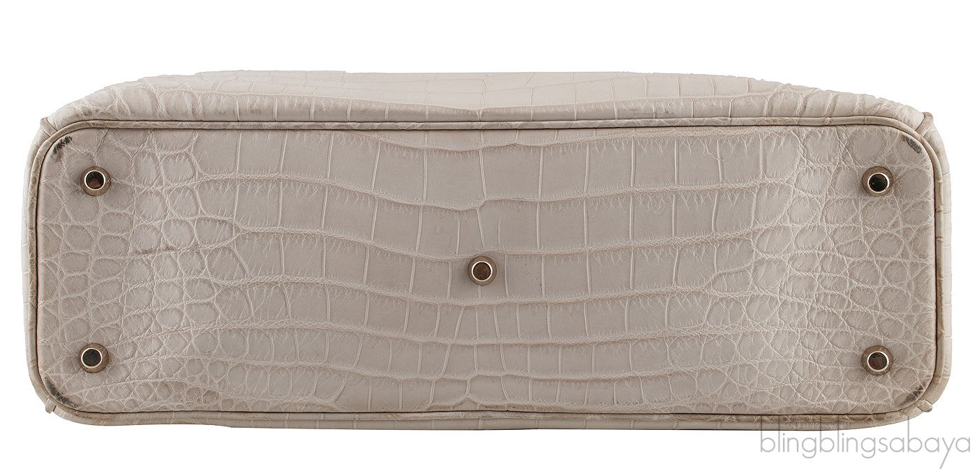Diorissimo Bi-color Crocodile Bag