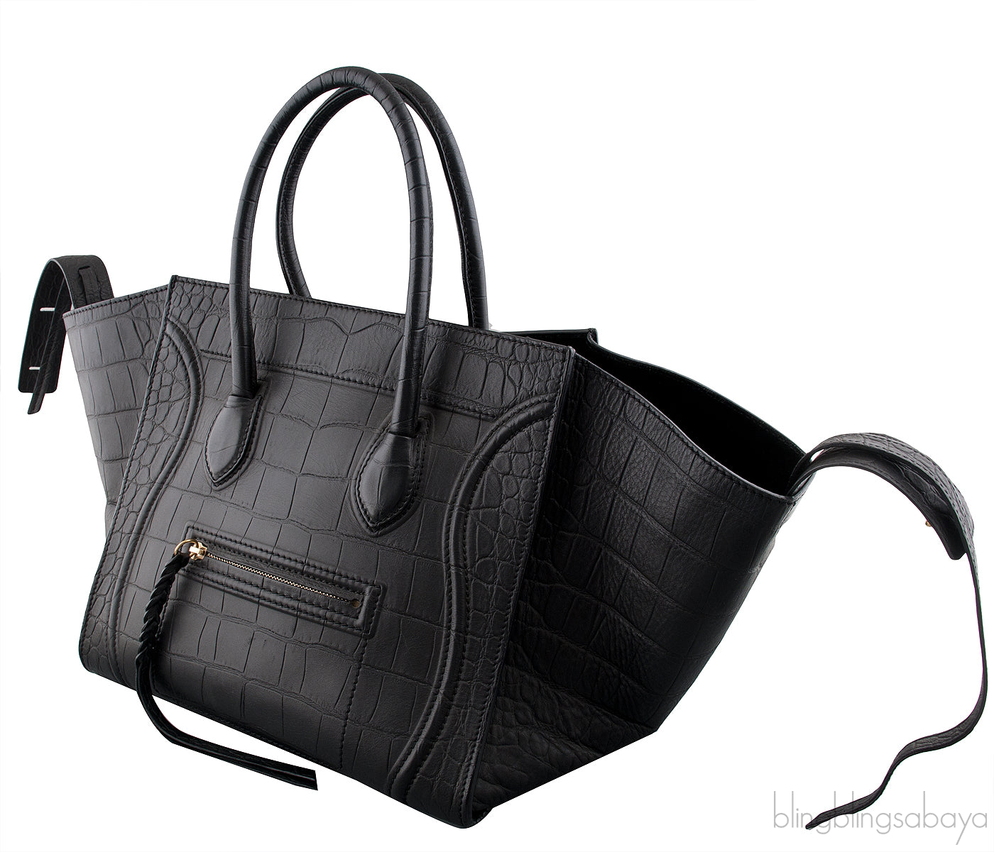 Phantom Black Croco Print