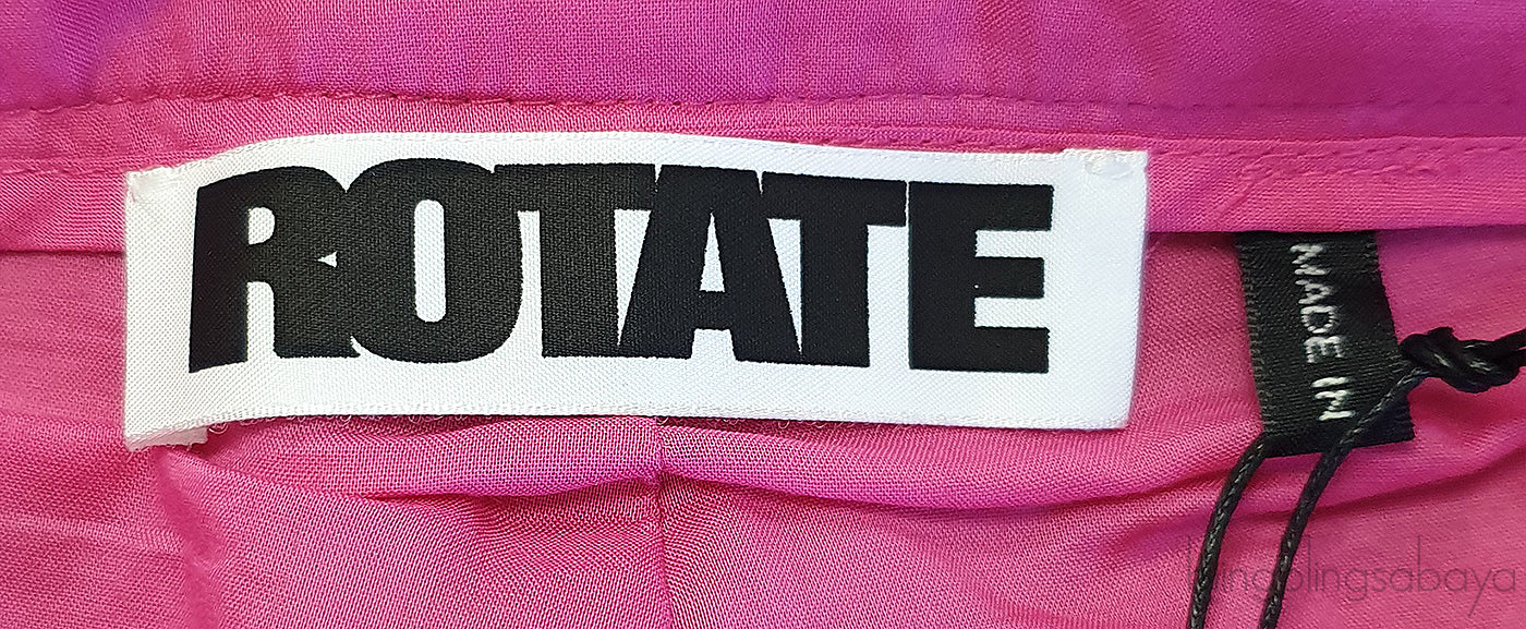 Lynn Pink Embossed Leather Pants