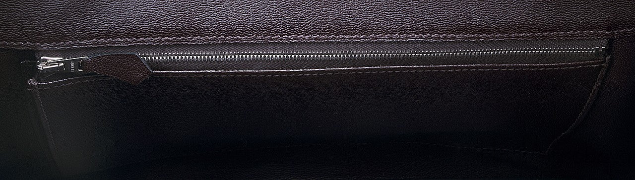 Birkin 35 Nicotine Shiny Croco