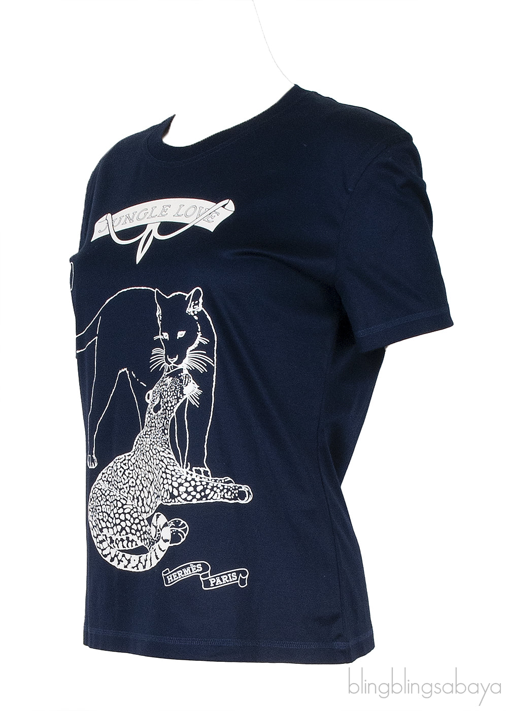 Blue Jungle Love Printed T-Shirt
