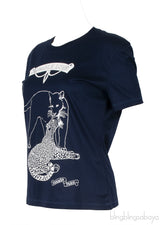 Blue Jungle Love Printed T-Shirt