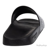Givenchy Black Logo Print Pool Rubber Slides