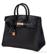Birkin 25 Touch Togo Matte Crocodile RGH
