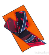 Jeu De Soie Multicolor Print Twilly