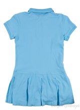 Light Blue Polo Shirt Kids Dress