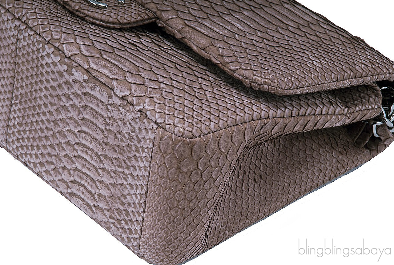 Jumbo CC Brown Python Flap