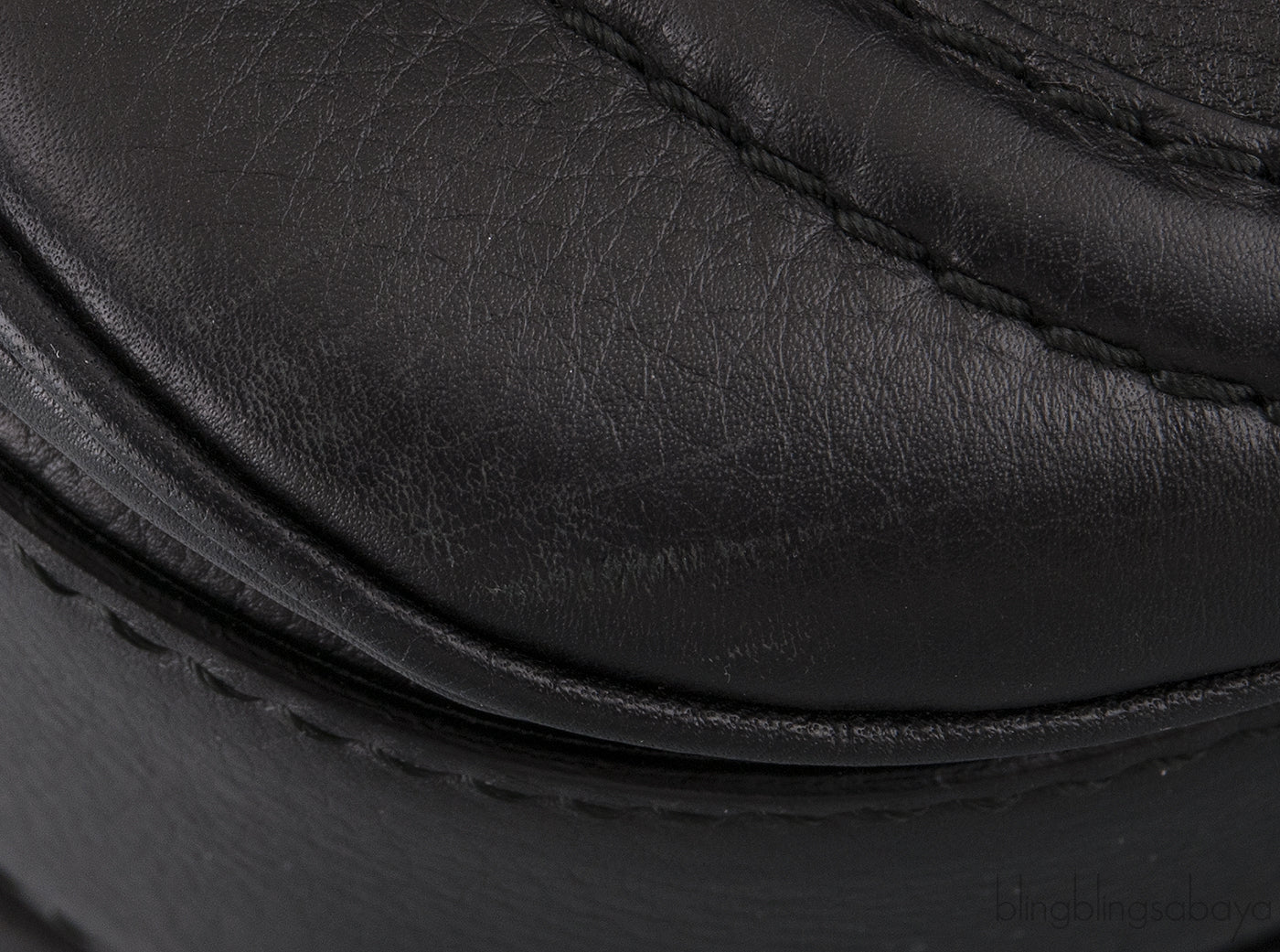 Black Bamboo Top Handle Bag
