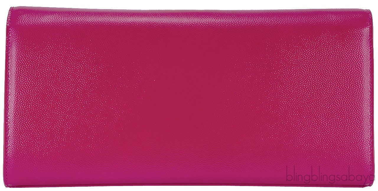 Fuchsia Pink Monogrammed Clutch