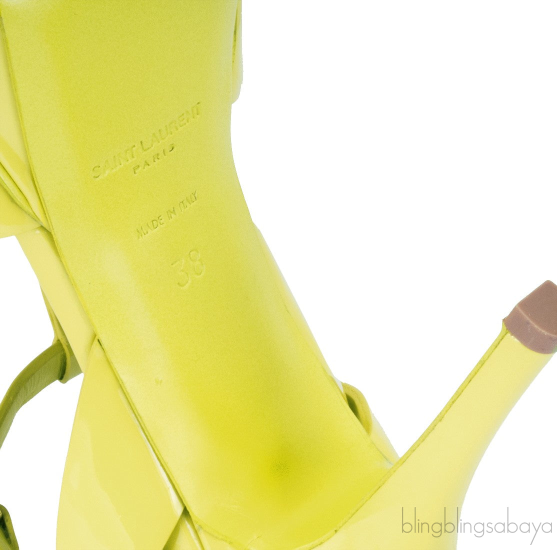 Yellow Patent Leather Tribute