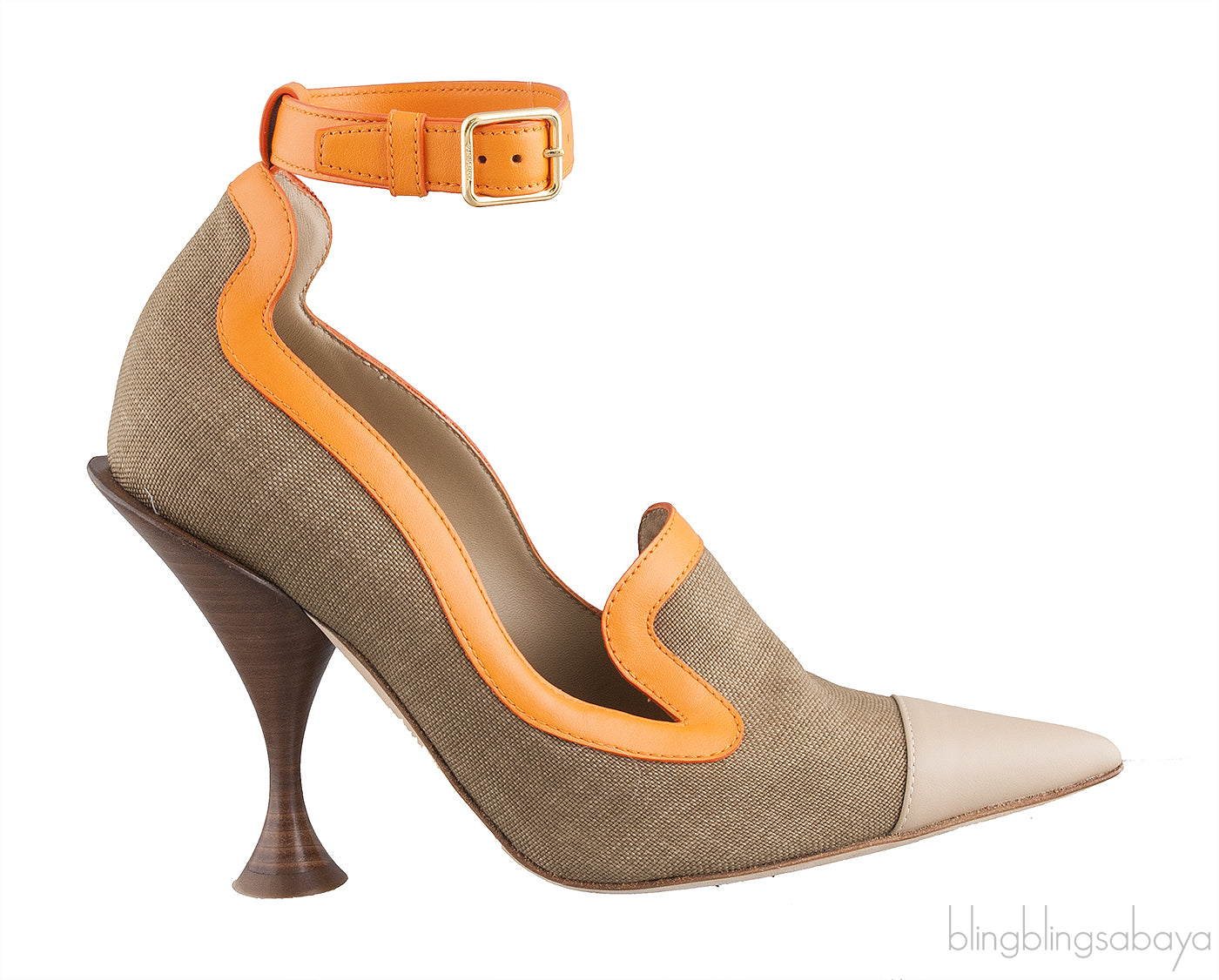 Brecon Contrast Trim Canvas Pumps