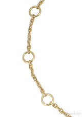 Yellow Gold Pink Sapphire Bracelet